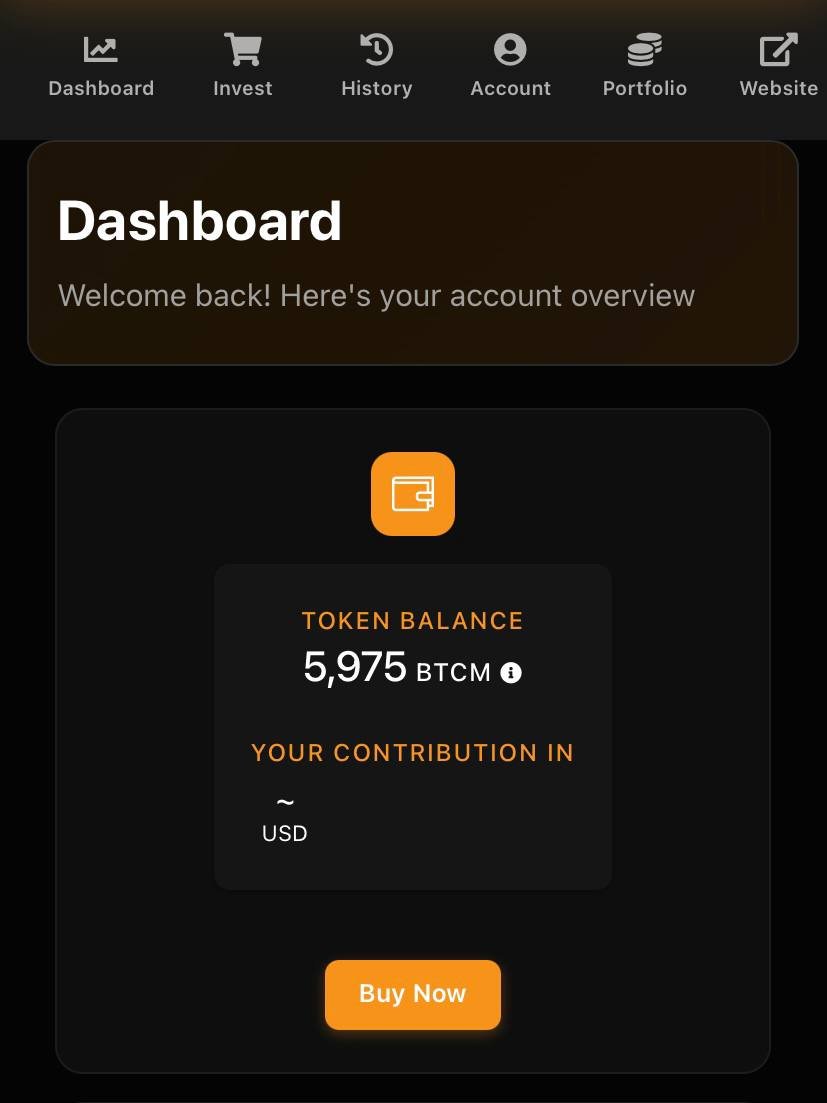 Navigate to Invest Section